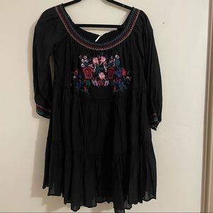 super cute embroidered free people dress!